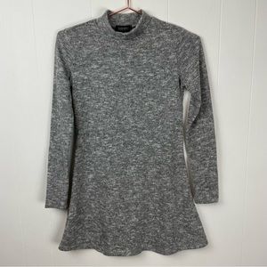 la la land Creative Co Mockneck Long Sleeve Sweater Mini Dress